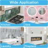 imageArt3d 12 x 12 Inch HeavyDuty Peel and Stick Backsplash SelfAdhesive Wall Tiles for Kitchen Bathroom Decor 10Pack WhiteWhite