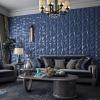 imageArt3d Textures 3D Wall Panels Antique Gold Diamond Design for Interior Wall Decor Pack of 12 Tiles 32 Sq Ft PVCBlue
