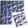imageArt3d Textures 3D Wall Panels Antique Gold Diamond Design for Interior Wall Decor Pack of 12 Tiles 32 Sq Ft PVCBlue