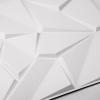 imageArt3d Textures 3D Wall Panels Antique Gold Diamond Design for Interior Wall Decor Pack of 12 Tiles 32 Sq Ft PVCWhite