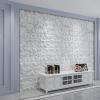 imageArt3d Textures 3D Wall Panels Antique Gold Diamond Design for Interior Wall Decor Pack of 12 Tiles 32 Sq Ft PVCWhite Marble