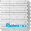 White with Gray Grout
