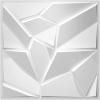 imageArt3d Textures 3D Wall Panels Antique Gold Diamond Design for Interior Wall Decor Pack of 12 Tiles 32 Sq Ft PVCWhite