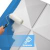 imageArt3d 100 Pack Decorative 3D Wall Panels 97 SqFeet PVC Interior Wall Dcor 118quotx118quot BlackDiamond