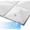 imageArt3d 100 Pack Decorative 3D Wall Panels 97 SqFeet PVC Interior Wall Dcor 118quotx118quot BlackDiamond