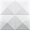 imageArt3d 100 Pack Decorative 3D Wall Panels 97 SqFeet PVC Interior Wall Dcor 118quotx118quot BlackDiamond