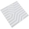 imageArt3d 100 Pack Decorative 3D Wall Panels 97 SqFeet PVC Interior Wall Dcor 118quotx118quot BlackMaze
