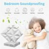 imageArt3d 100 Pack Decorative 3D Wall Panels 97 SqFeet PVC Interior Wall Dcor 118quotx118quot BlackWhite