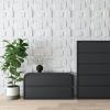 imageArt3d 20 Pack Decorative 3D Wall Panels 19 SqFeet PVC Interior Wall Dcor 118quotx118quot WhiteWhite