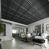 imageArt3d Drop Ceiling Tiles 24x24in 12Pack 48 Sqft Wainscoting Panels Glue Up 2ft x 2ft for Interior Dcor in Living Room Bedroom ampamp Office Star BlackSquare Black