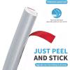 imageArt3d 10 Ft Flexible Trim Caulk Strip Peel and Stick Trim for Molding Tile Edge Ceiling Wall Corner in BlackSilver