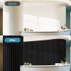 imageArt3d 4Pack Acoustic Wood Slat Wall Panel Sample  59 x 47 Inch Sound Absorbing Panels 4 ColorsBlackwood