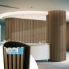 imageArt3d 4Pack Acoustic Wood Slat Wall Panel Sample  59 x 47 Inch Sound Absorbing Panels 4 ColorsEbony