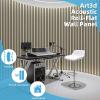 imageArt3d 4Pack Acoustic Wood Slat Wall Panel Sample  59 x 47 Inch Sound Absorbing Panels 4 ColorsOak