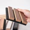 imageArt3d Wood Slat Acoustic Panels for Stylish Decor and Noise Reduction 3D Textured Panel for Ceiling and Wall Samples PackSamples Pack