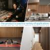 imageArt3d Wood Slat Acoustic Panels for Stylish Decor and Noise Reduction 3D Textured Panel for Ceiling and Wall Samples PackTeak