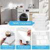 imageArt3d Peel and Stick Granite Wall Tiles  12quotx12quot Thicker Design Backsplash SelfAdhesive Tile for Kitchen ampamp Bathroom DecorWhite Washed