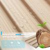 imageArt3d Slat Wood Wall Paneling for Interior and Ceiling Decoration  Pack of 4pcs  1pc EndTrim Size 108 x 57in AshtreeAshtree
