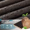 imageArt3d Slat Wood Wall Paneling for Interior and Ceiling Decoration  Pack of 4pcs  1pc EndTrim Size 108 x 57in AshtreeBeaded Smoked Oak