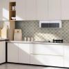 imageArt3d 10Pack HeavyDuty Peel and Stick Backsplash 12x12 Inch SelfAdhesive Wall Tile Stick on Kitchen Countertop DarkGreen ampamp Warm WhiteBeige and White