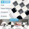 imageArt3d 10Pack HeavyDuty Peel and Stick Backsplash 12x12 Inch SelfAdhesive Wall Tile Stick on Kitchen Countertop DarkGreen ampamp Warm WhiteBlackWhite