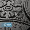 imageArt3d Drop Ceiling Tiles 48x24 Decorative PVC Ceiling Panels Waterproof Rustproof and Durable 12Pack Glue Down Rectangular BlackStar Black