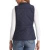 imageArt3d Quilted Lightweight Outware Vest for Women Dark Dark Blue Size Small