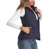 imageArt3d Quilted Lightweight Outware Vest for Women Dark Dark Blue Size Small