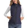imageArt3d Quilted Lightweight Outware Vest for Women Dark Dark Blue Size Small