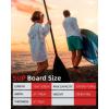 imageAbahub Inflatable SUP Wide 106quot x 31quot34quot x 106quot iSUP Blue Standup Paddleboard with Adjustable SUP Kayak Paddle for Yoga Paddle Board Kayaking Surf Canoe Fishing31 Green B
