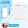 imageArt3d 10Pack HeavyDuty Peel and Stick Backsplash 126 x 106 Inch Stick on Wall Tiles for Kitchen Bathroom Countertop Decor Warm White with Gray GroutWhite
