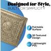 imageArt3d 12Pack PVC Drop Ceiling Tiles 48 SqFt 24quotx24quot Decorative Panels for Home and Office 2ft x 2ft GoldGold