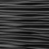 imageArt3d 462 SF Large 3D Wall Panels for Interior Dcor PVC Textured Wavy Wall Panels for Living Room Bedroom and Office Pack of 6 472quot236quot BlackRectangle Black