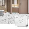 imageArt3d Peel and Stick Floor Tile 30Pack 12 x 12in Covers 30 Sqft Waterproof Vinyl Flooring Tiles Self Adhesive for Kitchen Bathroom ampamp Bedroom  White Grey Vein MarbleGray Marble