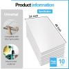 imageArt3d 12Pack Smooth Drop Ceiling Tile 2ft x 2ft  FireRated Waterproof Reusable  Premium PVC No Sag and Breakage  Cover 48 Sq Ft BlackWhite