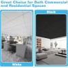 imageArt3d Acoustic Polyester Drop Ceiling Tiles Waterproof 12Pack 2ft x 2ft Ceiling Panels for Office Basement Kitchen Recording Room No Sag BreakageReusableCovers 48 SqFt White