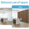 imageArt3d 4Pack GlueOn Wall Panels Wood Grain Texture Interior Wall Decor 104quotx12quot Recycled Polystyrene Wainscoting Panels Low Emission for Living Room BedroomEatrh WalnutFine Bar Rosewood