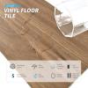 imageArt3d 36Pack 54 Sqft Peel and Stick Floor Tiles Vinyl Plank Flooring Wood Look Adhesive and Waterproof Tile Sticker for Bedroom Living Room Kitchen RV in WhiteRosewood