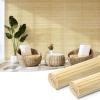 imageArt3d Natural Bamboo Wall Panel for Interior Wall Decor Renewable Pole Wrap Wainscoting Paneling for Wall Ceiling Furniture Cabinet Office 12 x 96 Inch 2Pack  RawRaw