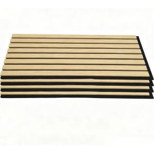 imageArt3d 20Pack 12quot x 24quot Soundproof Wood Slat Panels 40 sqft Acoustic Wall Panels 3D Wall Panels with Wood Slat Design Decorative Wood Wall Panel for Accent WallsWalnutOak  4 pcs  31 sqft