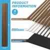 imageArt3d 4Piece 94 x 126 Inch Acoustic Lightweight Slat Wall Panel  Waterproof Wood Textured Wainscoting Panel of 33 SqFt for Bedroom Home Theater Office Accent Wall White ElmWalnut
