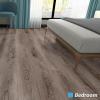 imageArt3d 60 Sqft Peel and Stick Floor Tiles 40Pcs Luxury Vinyl Plank Flooring Wood Look Adhesive and Waterproof Tile Sticker for Bedroom Living Room Kitchen Dust GreyTeak