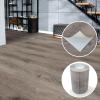 imageArt3d 60 Sqft Peel and Stick Floor Tiles 40Pcs Luxury Vinyl Plank Flooring Wood Look Adhesive and Waterproof Tile Sticker for Bedroom Living Room Kitchen Dust GreyTeak