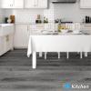 imageArt3d 60 Sqft Peel and Stick Floor Tiles 40Pcs Luxury Vinyl Plank Flooring Wood Look Adhesive and Waterproof Tile Sticker for Bedroom Living Room Kitchen Dust GreyGray