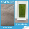 imageArt3d 60 Sqft Peel and Stick Floor Tiles 40Pcs Luxury Vinyl Plank Flooring Wood Look Adhesive and Waterproof Tile Sticker for Bedroom Living Room Kitchen Dust GreyTeak