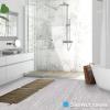 imageArt3d 60 Sqft Peel and Stick Floor Tiles 40Pcs Luxury Vinyl Plank Flooring Wood Look Adhesive and Waterproof Tile Sticker for Bedroom Living Room Kitchen Dust GreyLight Gray