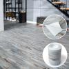 imageArt3d 60 Sqft Peel and Stick Floor Tiles 40Pcs Luxury Vinyl Plank Flooring Wood Look Adhesive and Waterproof Tile Sticker for Bedroom Living Room Kitchen Dust GreyDust Grey