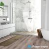imageArt3d 60 Sqft Peel and Stick Floor Tiles 40Pcs Luxury Vinyl Plank Flooring Wood Look Adhesive and Waterproof Tile Sticker for Bedroom Living Room Kitchen Dust GreyTeak