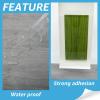 imageArt3d 60 Sqft Peel and Stick Floor Tiles 40Pcs Luxury Vinyl Plank Flooring Wood Look Adhesive and Waterproof Tile Sticker for Bedroom Living Room Kitchen Dust GreyGray
