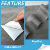 imageArt3d 60 Sqft Peel and Stick Floor Tiles 40Pcs Luxury Vinyl Plank Flooring Wood Look Adhesive and Waterproof Tile Sticker for Bedroom Living Room Kitchen Dust GreyGray
